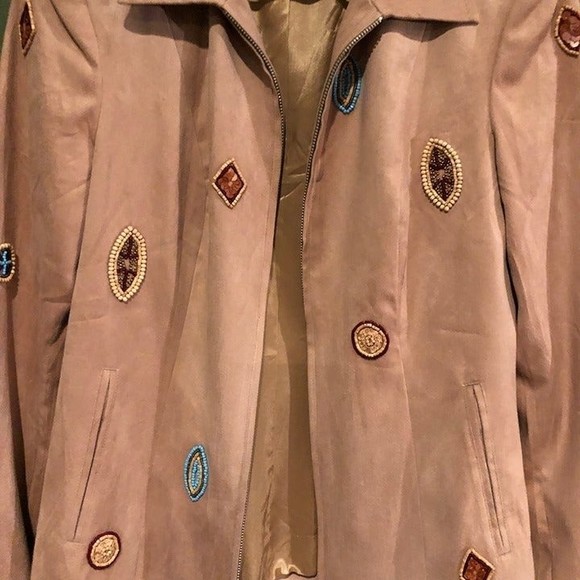 Together Tan Jacket and Skirt Suit - Picture 6 of 10